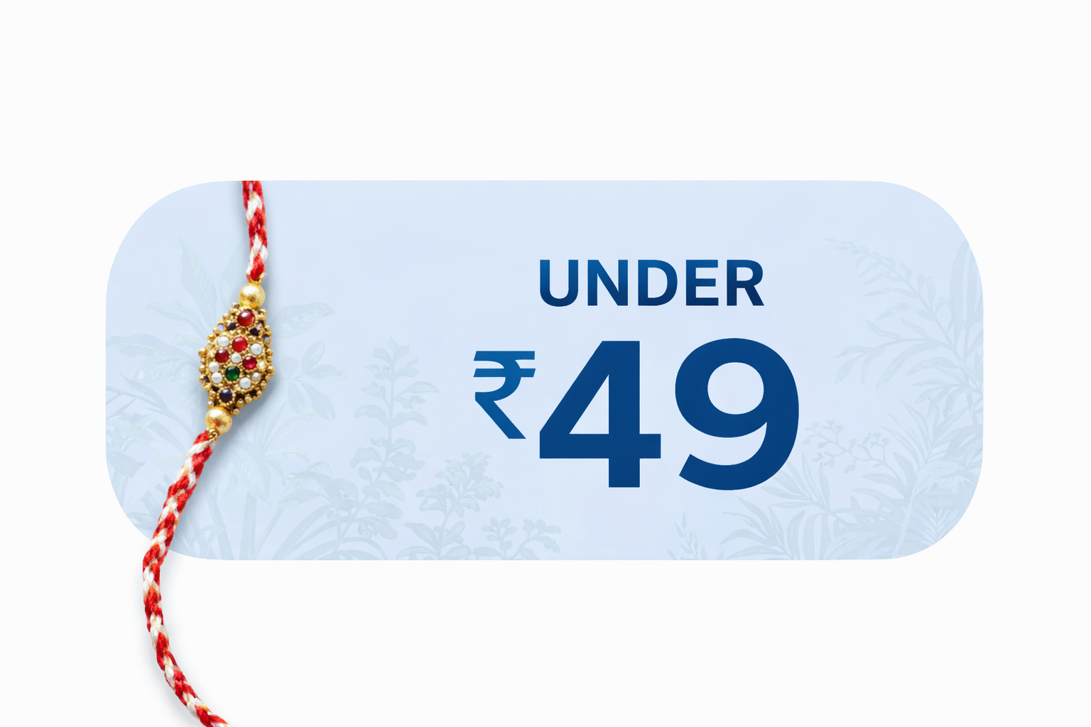 Rakhis Under  ₹49 Volume-driven, fast moving