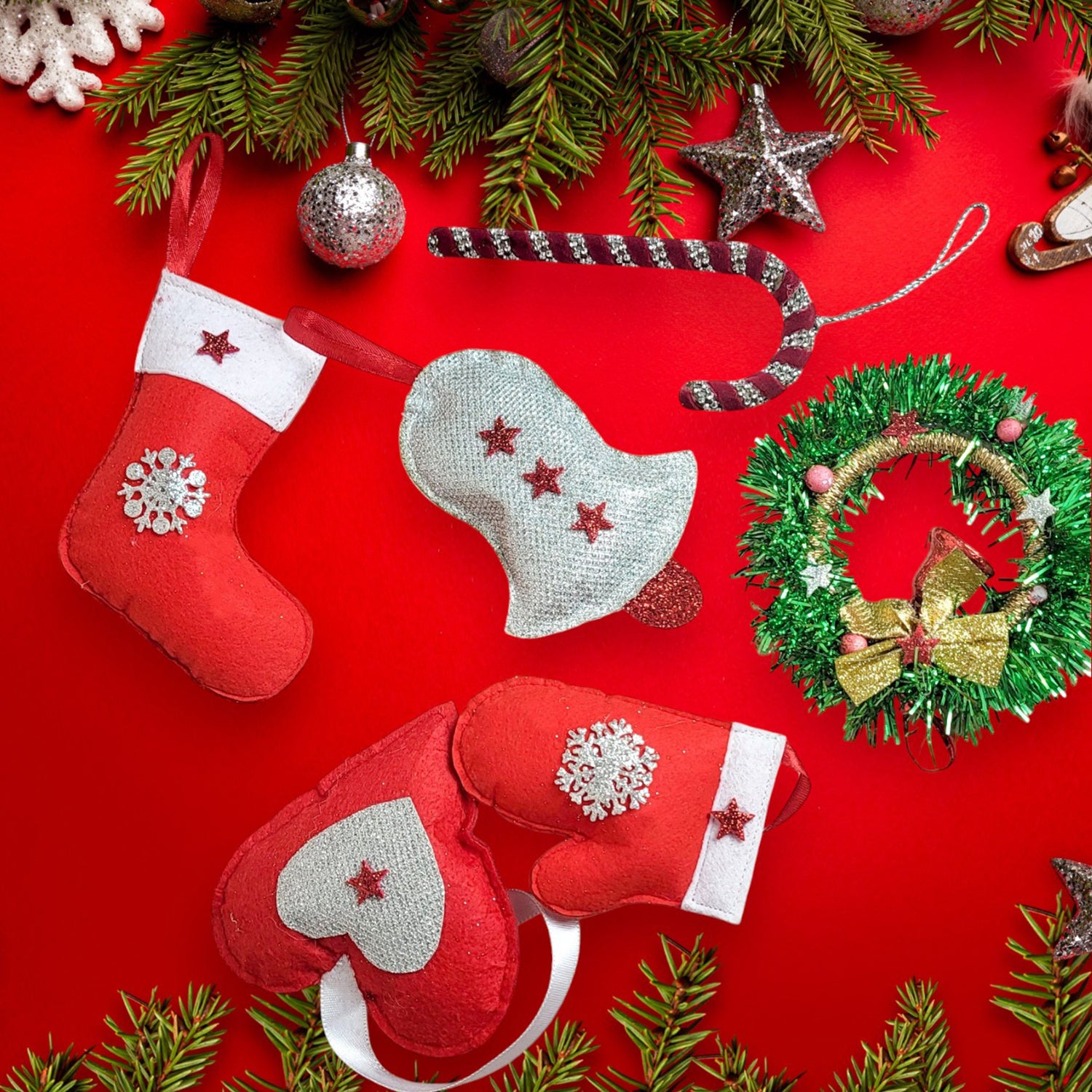Premium Christmas Gnome Potli Bag