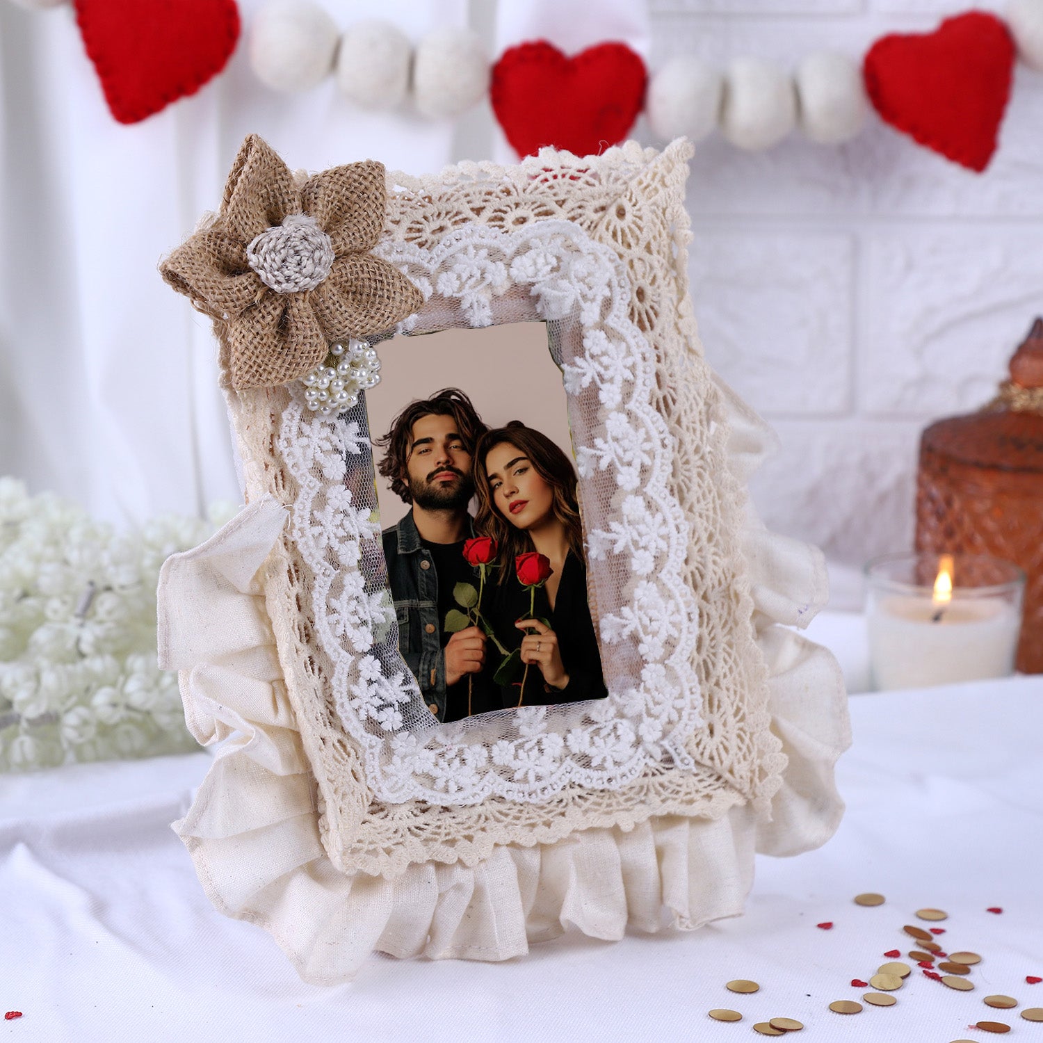 Personalized Love Frills Valentine Combo