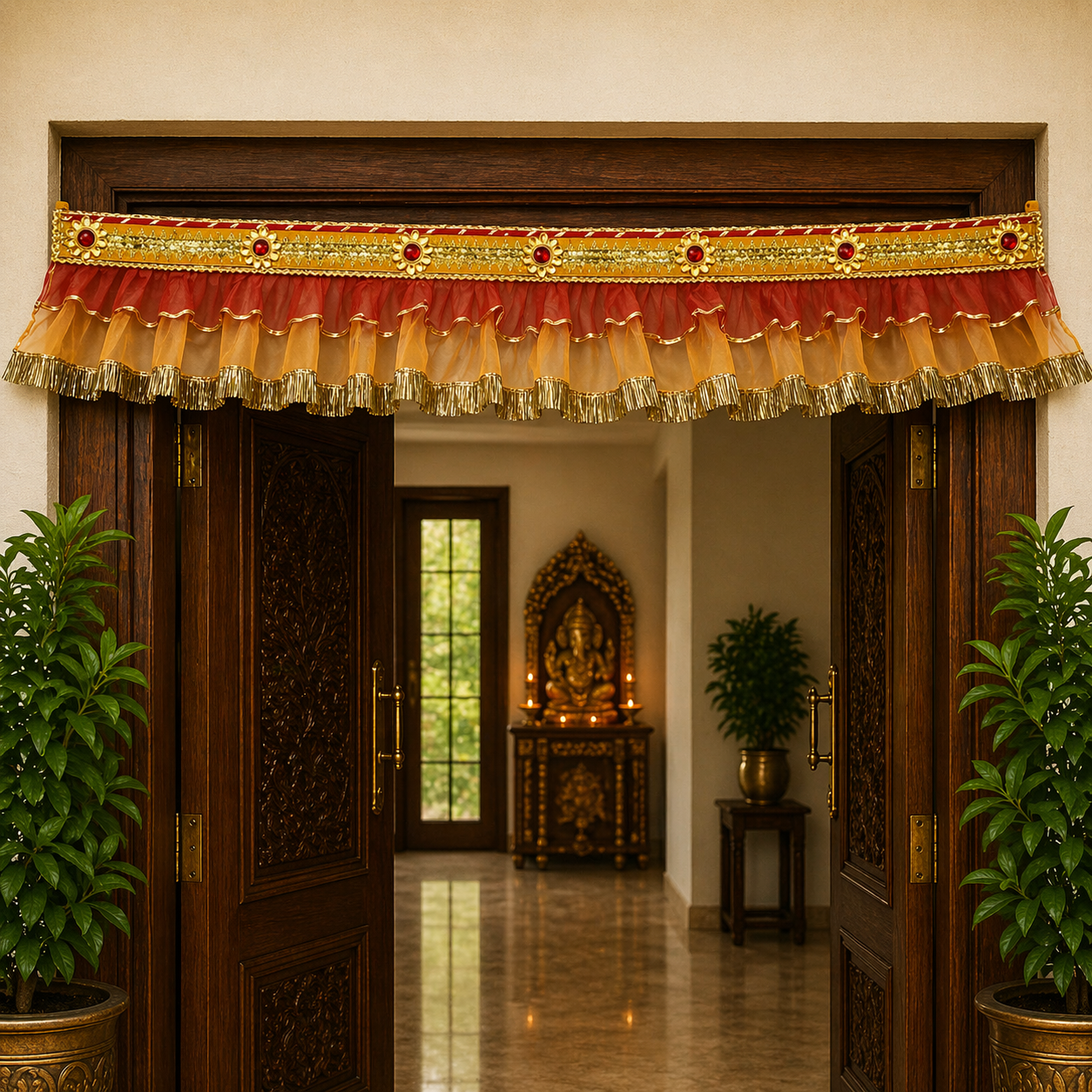 Premium Designer Fabric Bandhanwar Toran