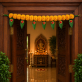 Festive Marigold & Leaf Toran