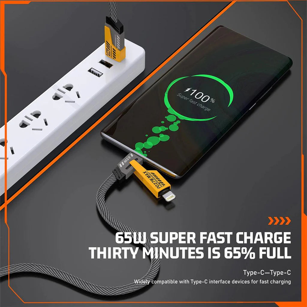 Order 4-in-1 65W Fast Charging Cable – Universal High-Speed Power