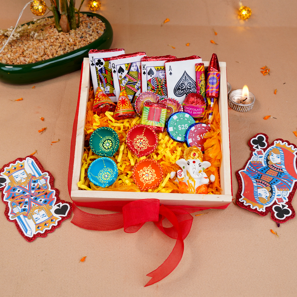 Premium Diwali Poker & Cracker Chocolate Gift Hamper