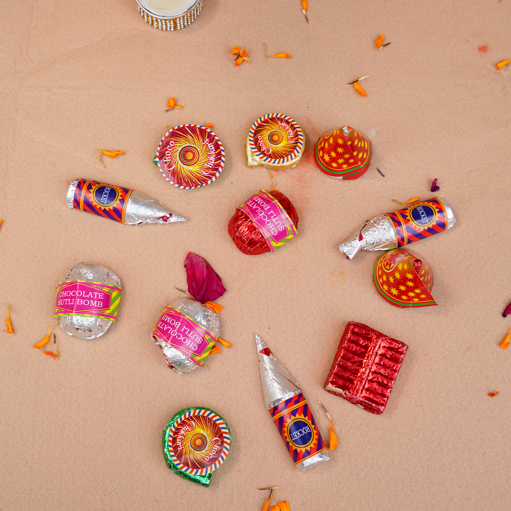 Premium Diwali Poker & Cracker Chocolate Gift Hamper