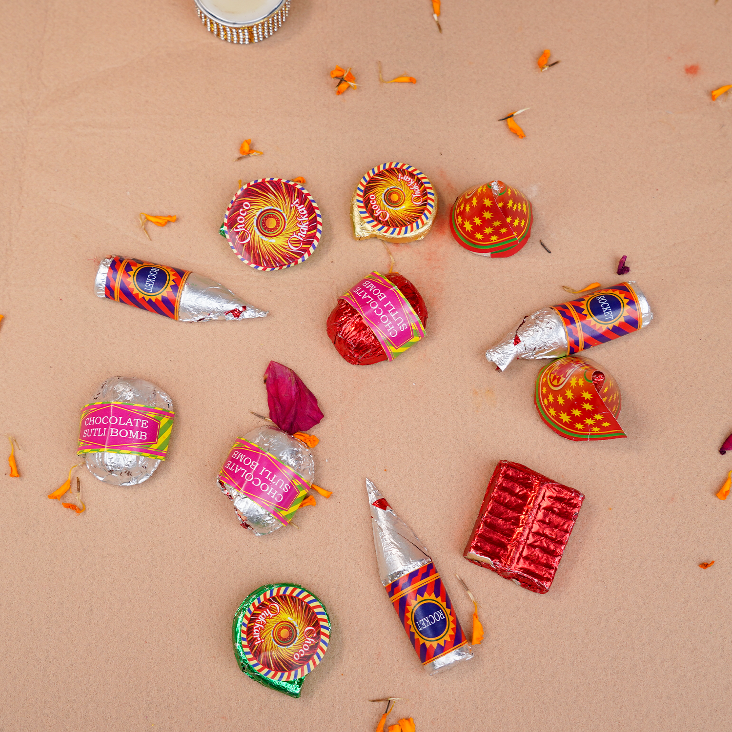 Premium Diwali Poker & Cracker Chocolate Gift Hamper