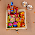 Premium Diwali Firecracker-Shaped Chocolate Gift Hamper