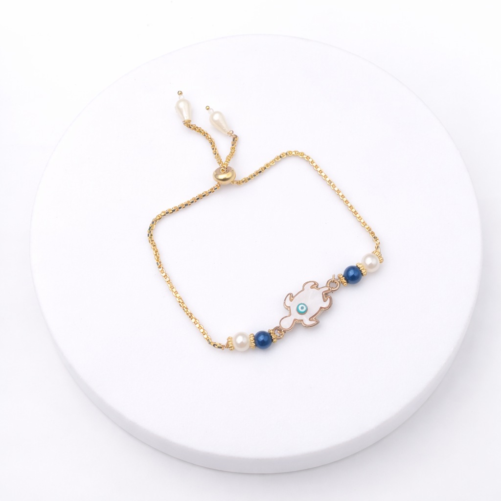 Elephant Evil Eye Bracelet