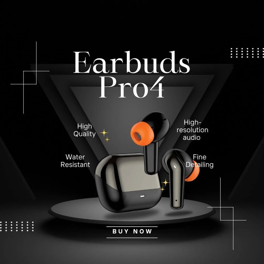 Wireless Earbuds – High-Fidelity Sound & Ergonomic Comfort