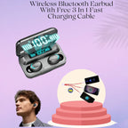 UltraPro Wireless Bluetooth Earbuds – Immersive Sound + Free 3-in-1 Fast Charging Cable