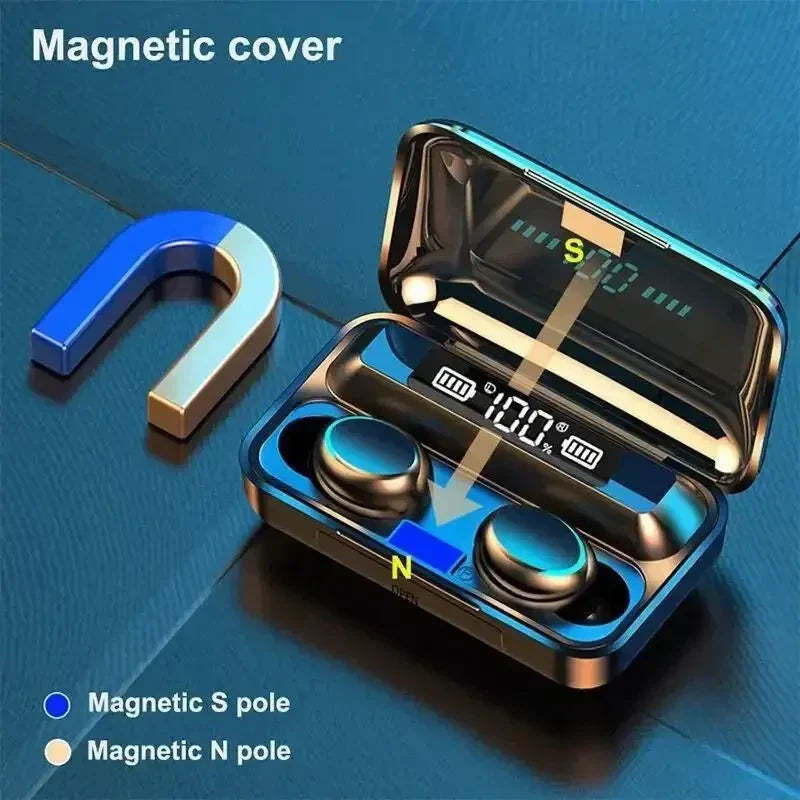 UltraPro Wireless Bluetooth Earbuds – Immersive Sound + Free 3-in-1 Fast Charging Cable
