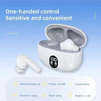 Pro-Series Wireless Earbuds – HD Stereo Sound & Smart LED Battery Display