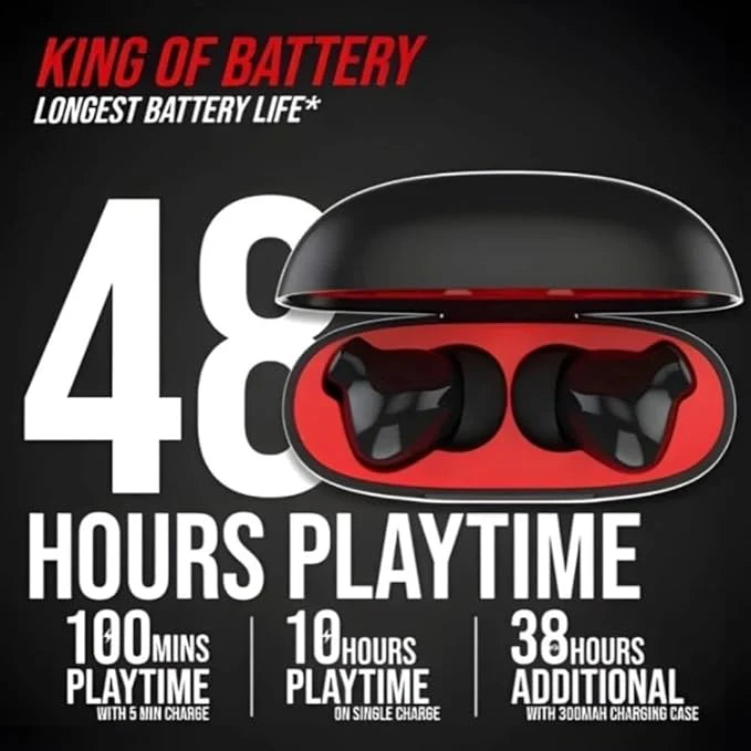 Pro-Series Wireless Earbuds – HD Stereo Sound & Smart LED Battery Display