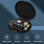 ID116 Bluetooth Smartwatch – Fitness Tracker & Multifunctional Data Cable Set