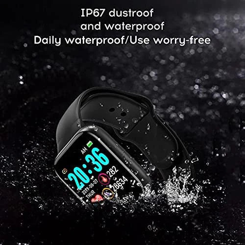 ID116 Bluetooth Smartwatch – Fitness Tracker & Multifunctional Data Cable Set