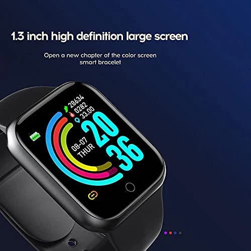 ID116 Bluetooth Smartwatch – Fitness Tracker & Multifunctional Data Cable Set