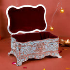 Exquisite German Silver Jewelry Box – Royal Antique Serving & Storage Chest