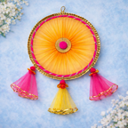 Royal Pink & Yellow Decorative Hanging