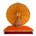 Temple Style Ganpati Aura Backdrop  Wall Hanging