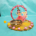 Premium Ladki Ki Haldi Thali Set