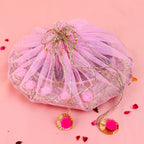 Personalized Karwa Chauth Thali Set with Photo - Premium Floral Design