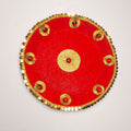 Royal Red Karwa Chauth Pooja Thali