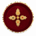 Designer Velvet Karwa Chauth Thali