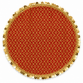 Golden Pattern Karwa Chauth Thali