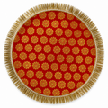 Golden Floral Karwa Chauth Thali