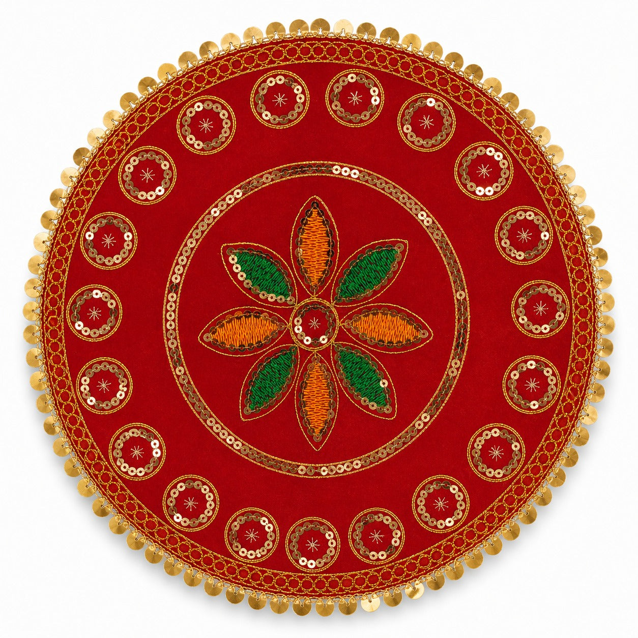 Handcrafted Floral Karwa Chauth Thali