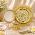 Golden Elegance Karwa Chauth Set