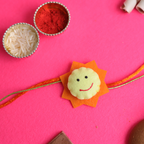 Handcrafted Felt Kids Rakhi with Roli Chawal Set