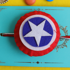 Captain America Superhero Kids Rakhi with Roli Chawal