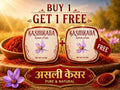 Buy 1 Get 1 pure Kashmiri saffron kesar 0.5gm each