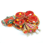 Premium Handcrafted Mehandi Thali – Traditional Henna Ceremony Decor