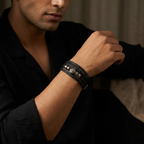 American Style Genuine Leather Multi-Layer Braided Bracelet with Stainless Steel Magnetic Buckle for Men & Boys