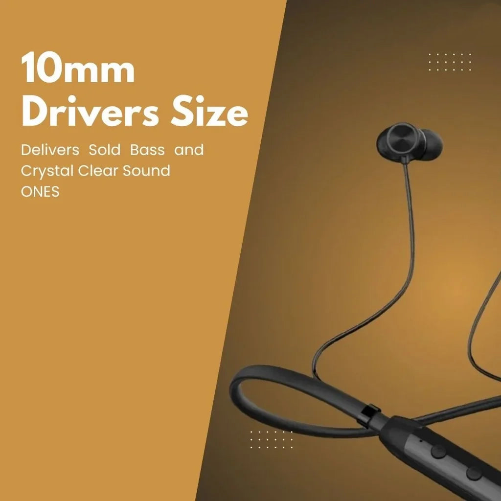 Bluetooth Neckband – Powerful Audio & High Bass