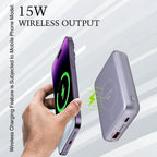 PB-180 10000mAh Power Bank – 25W Fast Charging with Wireless Support