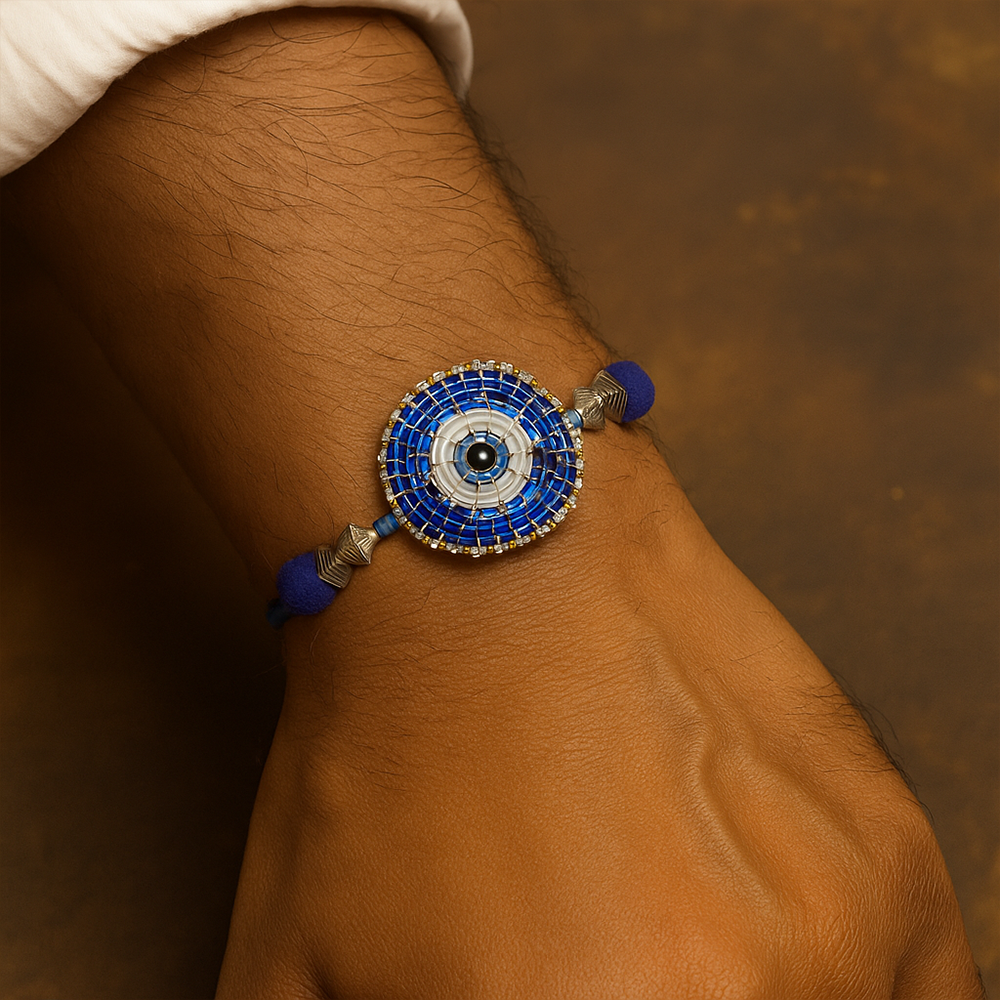Blue Evil Eye Rakhi