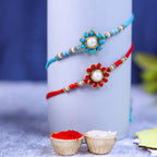 Personalized "Coolest Brother" Set of 2 Rakhi & Premium Chocolate Gift Box