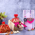 Bhaiya Bhabhi Rakhi Set with Personalized Dry Fruit Box
