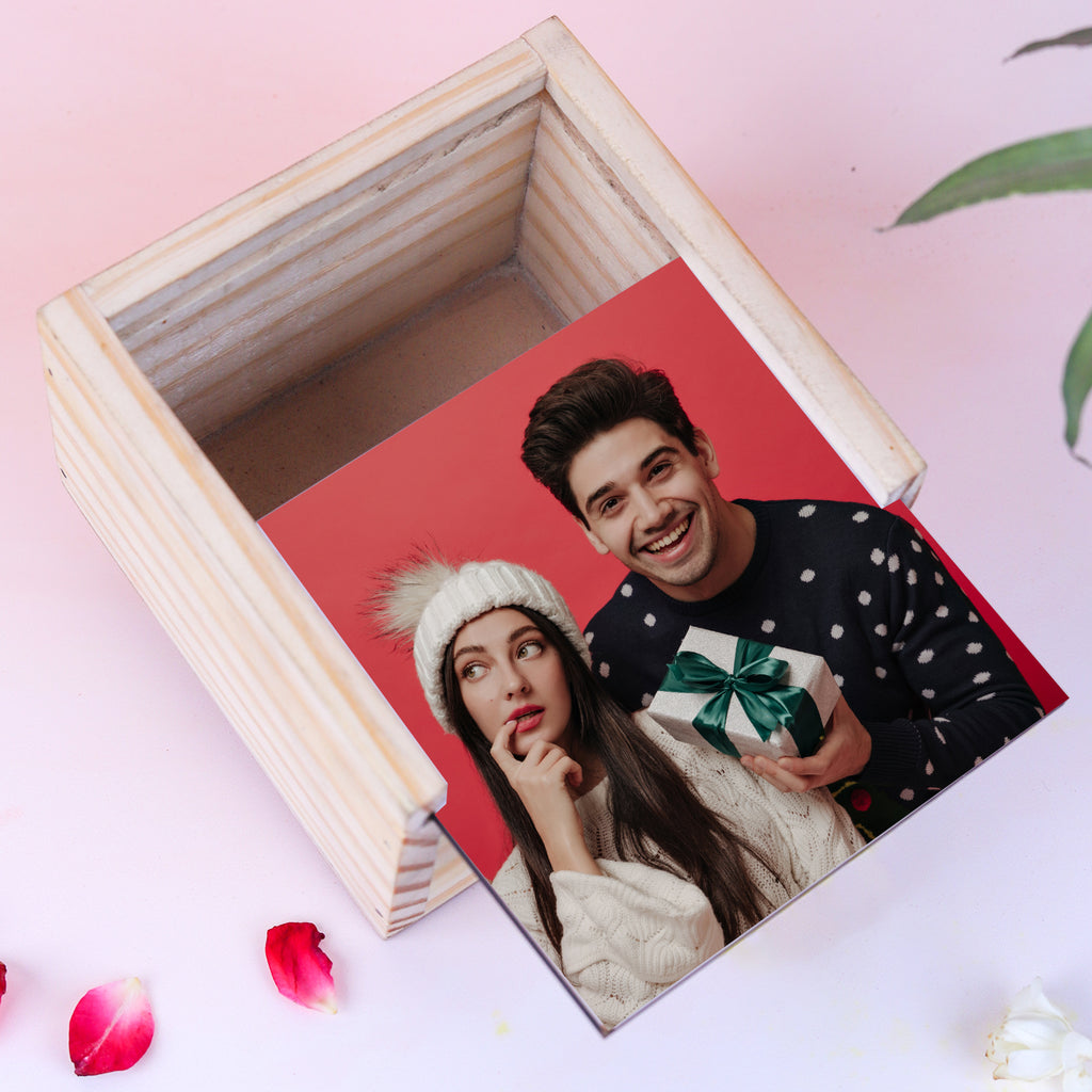 Personalized "Royal Peacock" Set of 2 Rakhi & Premium Dry Fruit Gift Box