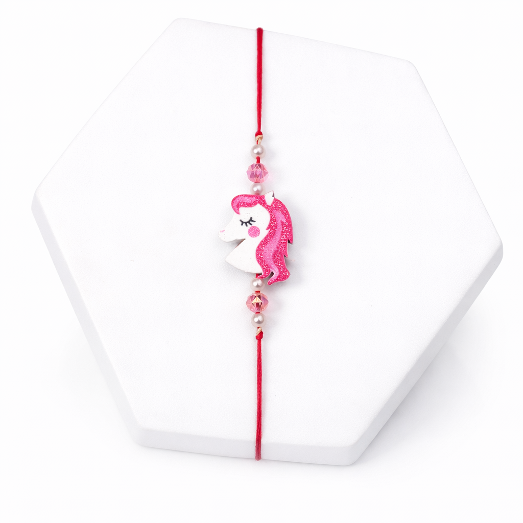 Unicorn Charm Kids Rakhi