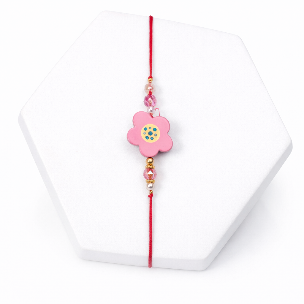 Cute Flower Kids Rakhi