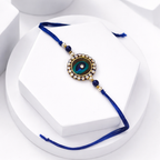Traditional Peacock Feather Rakhi