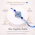 Elegant Blue Designer Rakhi