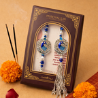 Silver Peacock Bhaiya Bhabhi Set