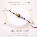 Peacock Feather Single Rakhi