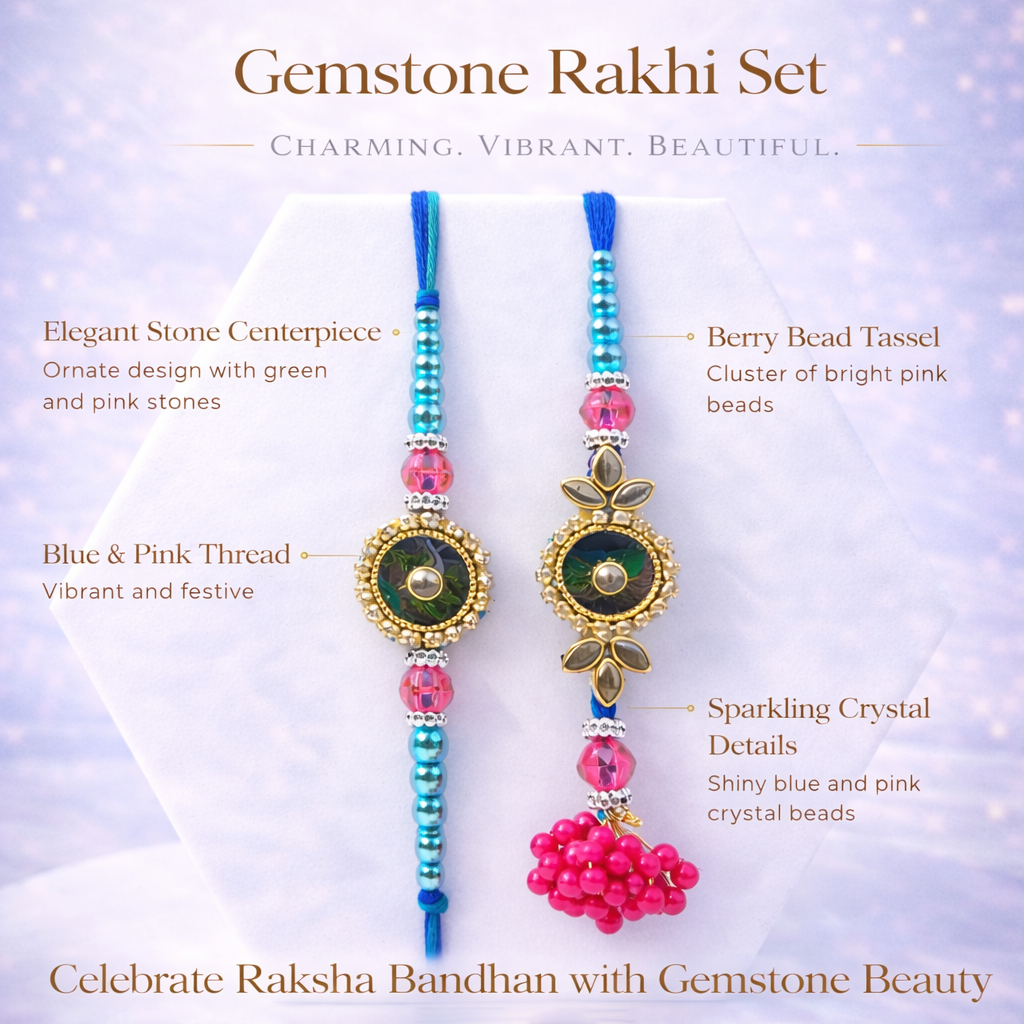 Designer Peacock Bhaiya Bhabhi Set