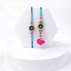 Designer Peacock Bhaiya Bhabhi Set