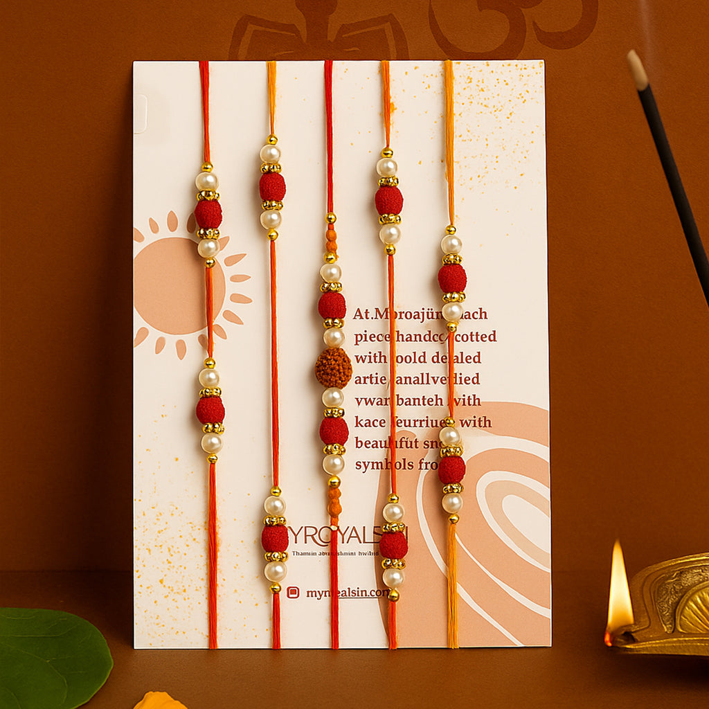 Traditional Mauli Rakhi – Handcrafted Sacred Thread for Raksha Bandhan